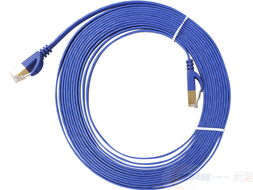 PowerSync包爾星克CAT7七類高速網(wǎng)絡(luò)線 10Gbps極速體驗(yàn)，珠光藍(lán)5米線纜C7PB05FL評(píng)測(cè)